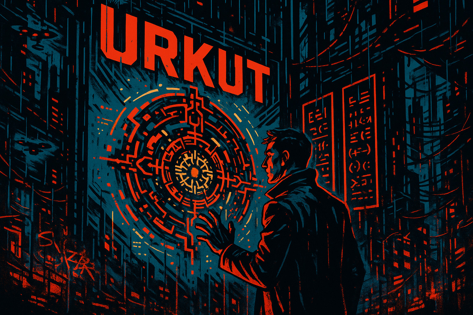 Marco de Salvo with the books of the Codex Symbiotica Project